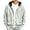 Light Gray, variant on JIAYUE Men Zip Up Hoodie Star Print Long Sleeve Sweatshirt Kangaroo Pocket Loose Fit Cropped Outerwear for Outdoor Daily Walking