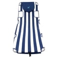 thumbnail image 4 of Ostrich Chaise Beach Chair & Backpack Chaise Lounge Chair, Navy Stripes, 4 of 11