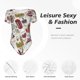 thumbnail image 4 of Balery London Landmark1 Body de cuello redondo de manga corta para mujer Tops de manga corta Tops básicos-X-Large, 4 of 7