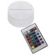 thumbnail image 1 of Base de lámpara LED 3D con control remoto USB, soporte de luz nocturna con interruptor de 7 colores Manivela blanca, 1 of 9