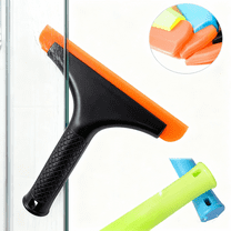 Super Flexible Silicone Squeegee | 15cm Water Blade Wiper for Car Windshield, Shower Glass & Mirrors | Streak-Free Cleaning Tool for Windows & Doors | Compact & Portable Design