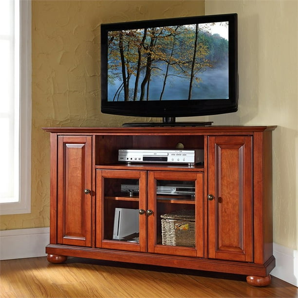 Walmart cherry wood tv stand online