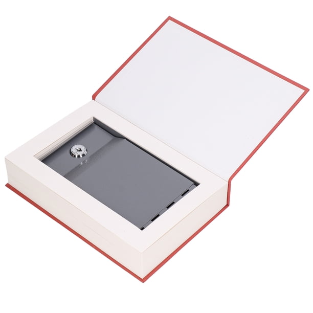 Caja fuerte para libros Jadeshay de metal portátil para dinero y objetos de valor