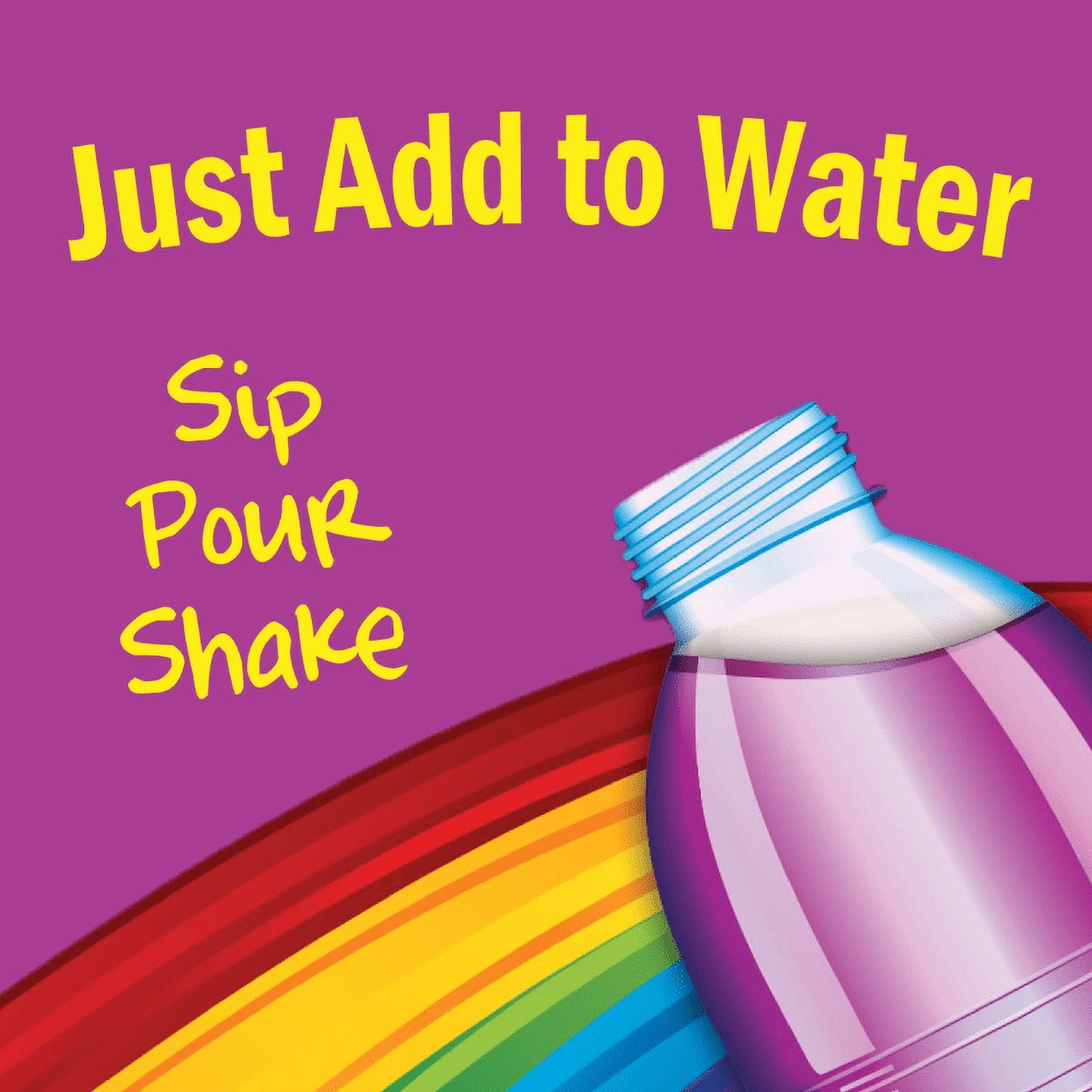 Skittles Zero Sugar Wild Berry Singles-to-Go Packs, Powdered Drink Mix, 2.88 oz, 30 Count Packets