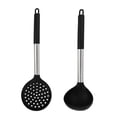 thumbnail image 1 of Heat Resistant Kitchen Utensils, Stainless Silicone Utensils Set for Nonstick Cookware, Dishwasher Safe, 1 of 5