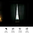 thumbnail image 6 of Velvet Curtains with Rod Pocket for Outdoor Curtains, Thermal Insulated Super Soft Privacy Noise Reducing Light Filtering Velvet Drapes, 4 Panels, 6 of 8