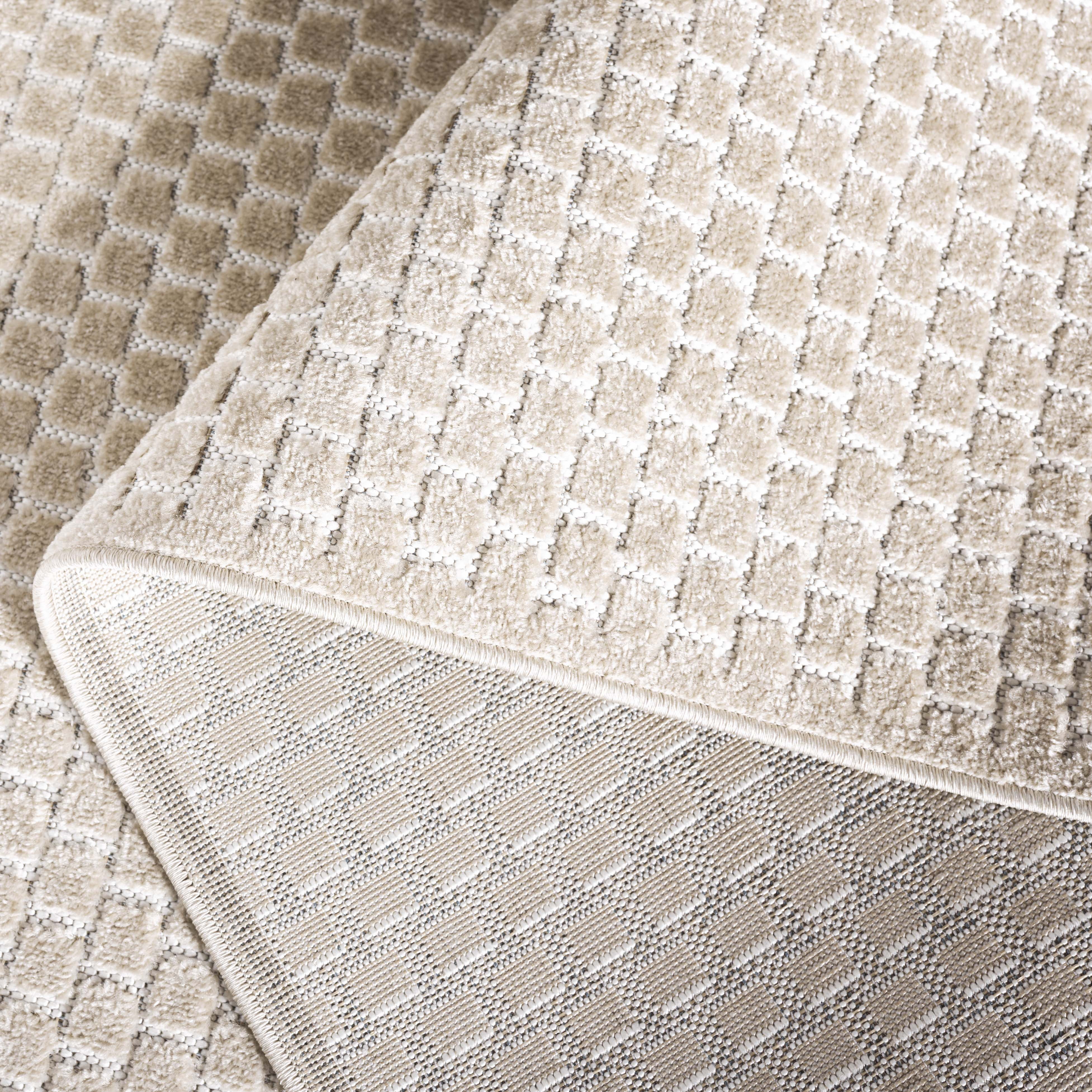 SAFAVIEH Stella Alton Geometric Indoor/Outdoor Area Rug, Beige, 8'2" x 10'