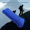 thumbnail image 4 of Soidarity Cuerda auxiliar resistente al desgaste supervivencia Paracord ligero conveniente profesional senderismo tendedero escalada Escalada Azul 31m Soidarity OD027594-02, 4 of 6