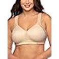 thumbnail image 3 of Vanity Fair Womens Sports Full Figure Wirefree Bra, 38D, Damask Neutral, 3 of 4