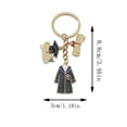 thumbnail image 2 of Graduation Gown Keychain Graduation Gift Pendant, 2 of 5