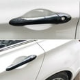 thumbnail image 4 of Furulu Glossy Black Carbon Fiber Look Door Handle Covers Trims For 2011-2014 Hyundai Sonata, 4 of 5