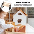 thumbnail image 3 of Shisuyan 3Pcs Micro Landscape Chair Miniature Micro Bonsai Bench Miniature Garden Chair Models, 3 of 8