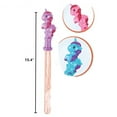 thumbnail image 2 of 24 Pack 15’’ Big Unicorn Bubble Wands Bulk Sticks (2 Dozen) for Summer Toys, Party Favors, Outdoor/Indoor Activity Use, Easter, Bubbles Supplies for Kids, Burbujas Para Fiestas, 2 of 2