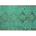 thumbnail image 1 of Ahgly Company Indoor Rectangle Persian Turquoise Blue Traditional Area Rugs, 2' x 3', 1 of 4