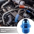 thumbnail image 2 of Unique Bargains Car Blue 8AN Male to M20x1.5mm Male Fitting Adapter Flare Union Coupler Fuel Oil Line Hose End, 2 of 7