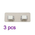 thumbnail image 1 of Wweixi 3PCSWall Mounted Mop Organizer Holder Wall mounted Rack Self Sticking Brush Broom Hanger Hook Kitchen Storage Rack, 1 of 8