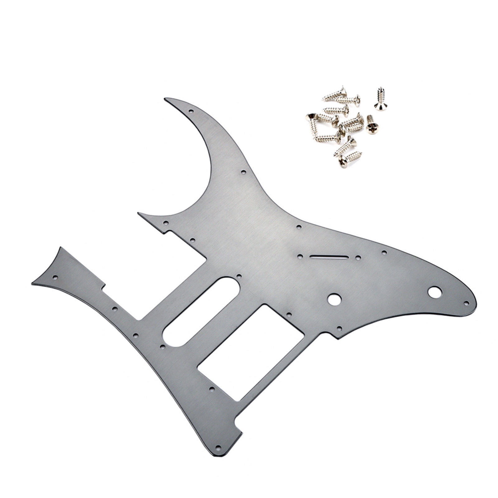 Electric Guitar Pickguard Guitar Scratch Plate Guitar Part Protective Guard Metal Texture Guitar Faceplate for Guitar