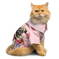 thumbnail image 4 of Happy Valentine's Day Pug holding flowers Hawaiian Summer Shirt for Small Medium Large Dog Cat Dog Lover Gifts - 03005, 4 of 6