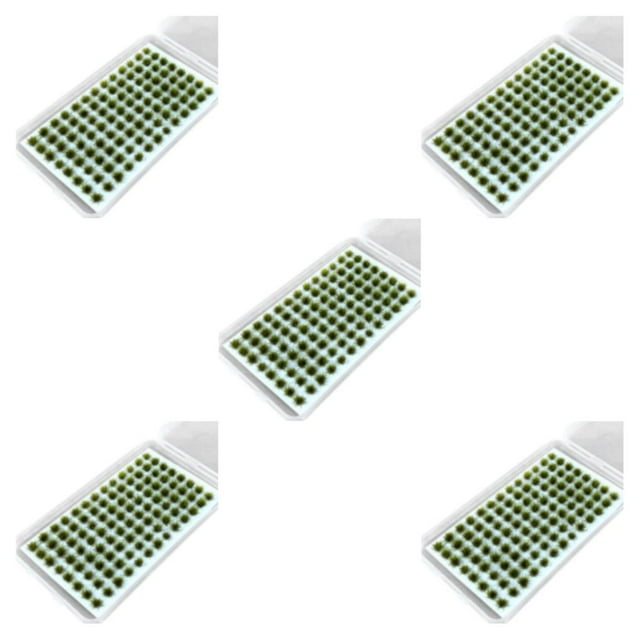 mmirethe Realistic Appearance Eco-Friendly Artificial Grass Cluster For Realistic Miniature Landscapes No.4 5Set