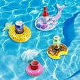 thumbnail image 3 of 8Pack Inflatable Floating Drinking Holders, Drink Floats Inflatable Cup Coasters for Pool Party, 3 of 5