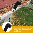 thumbnail image 4 of Gutter Cleaning Brush from the Ground 10.1FT Extendable Gutter Cleaner Brush Roof Gutter Cleaning Tools with 8 Extension Pole and 2 Brush Heads, Easy Remove Leaves and Debris, 4 of 12