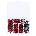 thumbnail image 3 of 158 Pieces / Set Motorcycle Scooter Windshield Fastener Hardware Clips Screws - Red, 3 of 10
