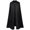 Black, variant on Medieval Collared Cloak For Women, Halloween Gothic Long Length Cape, Ladies Vintage Performance Party Poncho M-XL