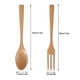 thumbnail image 3 of Juego de Cuchara y tenedor de madera Jadeshay Aspecto llamativo, 3 of 9