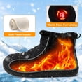 thumbnail image 2 of Women Shoes Wide Toe Box Slip-Resistant Ankle-High Booties Fur Lined Winter Booties, 2 of 6