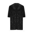 thumbnail image 5 of Njagoc3 Women Cropped Cardigan Sheer Open Front Boho Cover Up, 5 of 6
