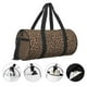 thumbnail image 3 of Easygdp Brown Leopard Bolsa de Viaje, Bolsa de Mano, Bolsa de Gimnasio, Bolsa de Equipaje para Viaje, 3 of 6