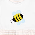 thumbnail image 4 of Inktastic Bumble Bee Girls Baby Dress, 4 of 5