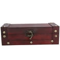 thumbnail image 2 of Caja de Madera de Imitación Vintage, Caja de Almacenamiento de Madera de Imitación, Caja de Almacenamiento Vintage, Organizador de Adornos de Joyería de Estilo, 2 of 7