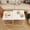 White, variant on Coffee Table Set of 2, Modern Wood Nesting Table, Metal Frame Square Center Table Set, Side End Table for Living Room,Bedroom,Small Spaces