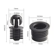 thumbnail image 1 of Bgsha 10 PCS Diy Audio Speaker Buckles Plastic Ball Socket Type Grill Guides Peg Kit, 1 of 9