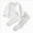 A77-White, variant on Baby Boys Toddler Fleece Sweatshirt and Jogger Set 3-6 Months