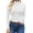 White, variant on Ekouaer Women's Turtleneck Shirts Ribbed Pullover Sweater Long Sleeves Tops Midweight Thermal Underwear Blouse