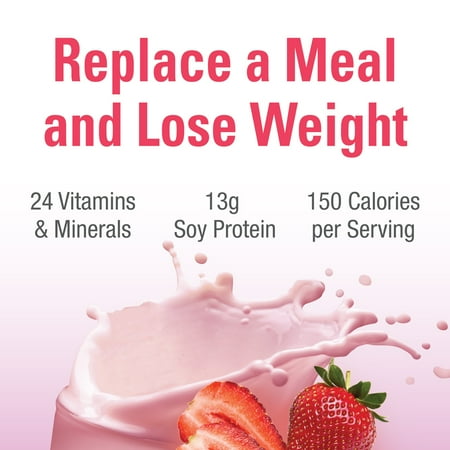 Naturade - Total Soy, Meal Replacement for Weight Management, Strawberry, 17.88 oz., 1 Pack, 13 Serving