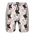 thumbnail image 3 of Balery Pigs Traje de Baño Estilo Hawaiano para Hombre, Shorts de Secado Rápido con Bolsillos-Medium, 3 of 6