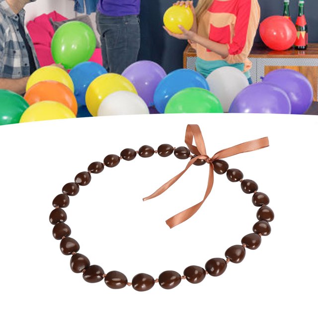 Collar De Tuerca Resina Símbolo De Buena Suerte Kukui Lei Lazo De Cinta Para