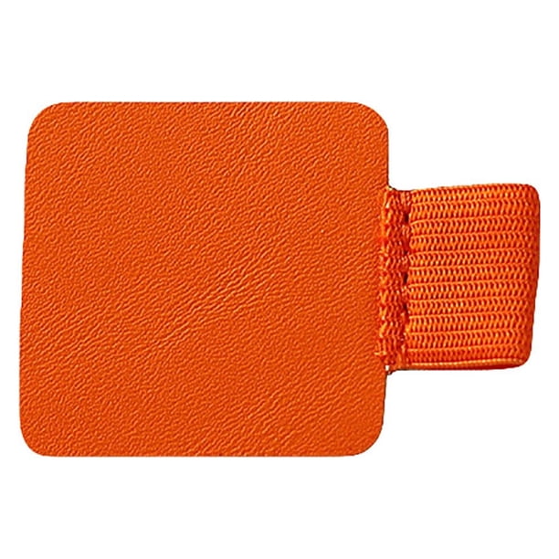 Presillas autoadhesivas para bolígrafos | Juego de 6 piezas con diseño de goma elástica y cuero | Estuche adhesivo para bolígrafos, cuadernos, agendas y útiles escolares