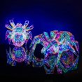 thumbnail image 4 of 35cm Iridescent Light-Up Spider, Halloween Decorative Prop, Spooky Illuminated Arachnid for Parties, Home Decor, 4 of 5