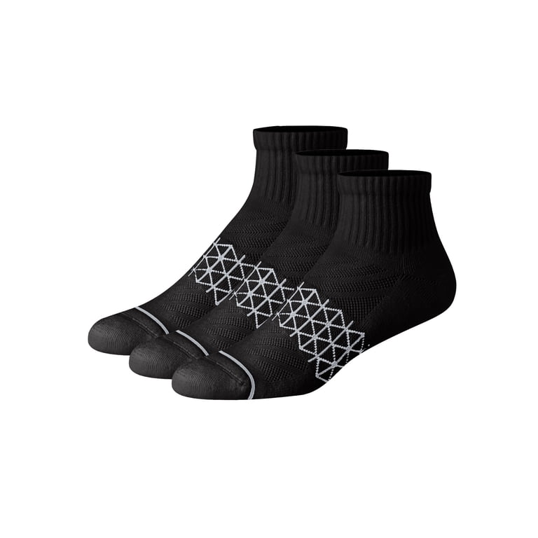 Hanes Absolute Comfort Men's Ankle Socks 3-Pack photo 1