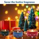 thumbnail image 4 of Decoraciones navideñas, set de velas perfumadas para mujer, set de 4 velas de soja pequeñas, velas de aromaterapia para el hogar, ideas de regalo para Acción de Gracias, vela perfumada navideña., 4 of 8