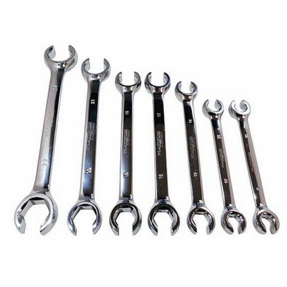 Metric Flare Nut Wrench Set - 7 Piece