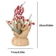thumbnail image 3 of Christmas Decorations Desktop Home Small Mini Simulation Christmas Tree Red Fruit Cuttings Needles Christmas Decorations, 3 of 6