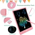 thumbnail image 2 of TEKFUN LCD Writing Tablet Doodle Board, 10inch colorido dibujo tableta bloc de escritura, niñas regalos juguetes para 3 4 5 6 7 años niñas niños (rosa), 2 of 7