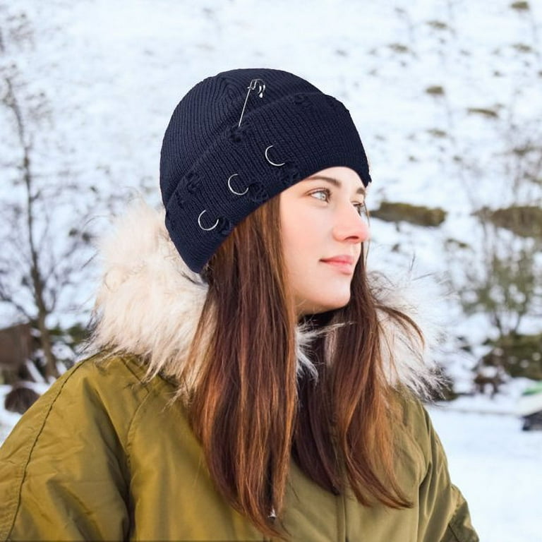 新品　SOL Hand-knitted Border Hat　navy 新品 SOL Hand-knitted Border Hat navy SOL soonerorlater