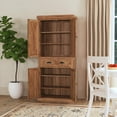 thumbnail image 4 of Homestyles Nantucket Wood Pantry in Brown, 4 of 9