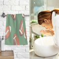 thumbnail image 7 of Yayeee 100% Cotton Hand Towels for Bathroom 16" x 28" Soft Absorbent Kitchen Towel, Green American Footballs, 7 of 7